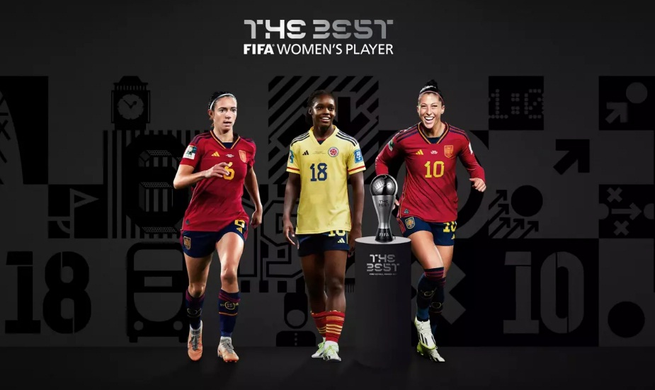 The Best feminino também ocorrerá. Duas espanholas e uma colombiana disputam o prêmio.
