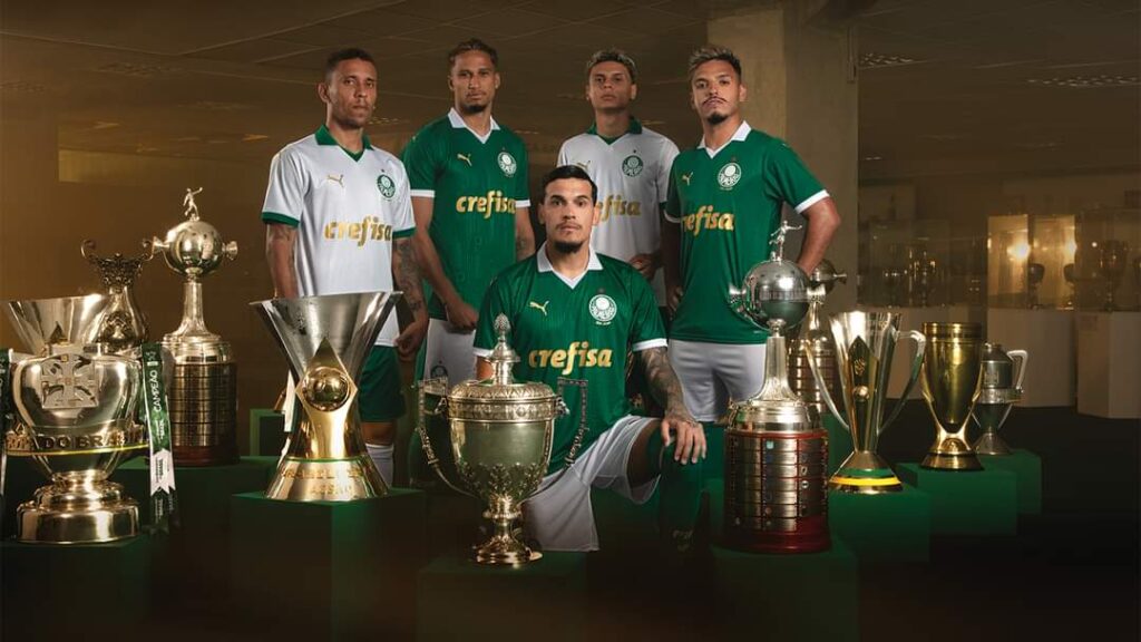 Palmeiras lança novos uniformes para 2024.